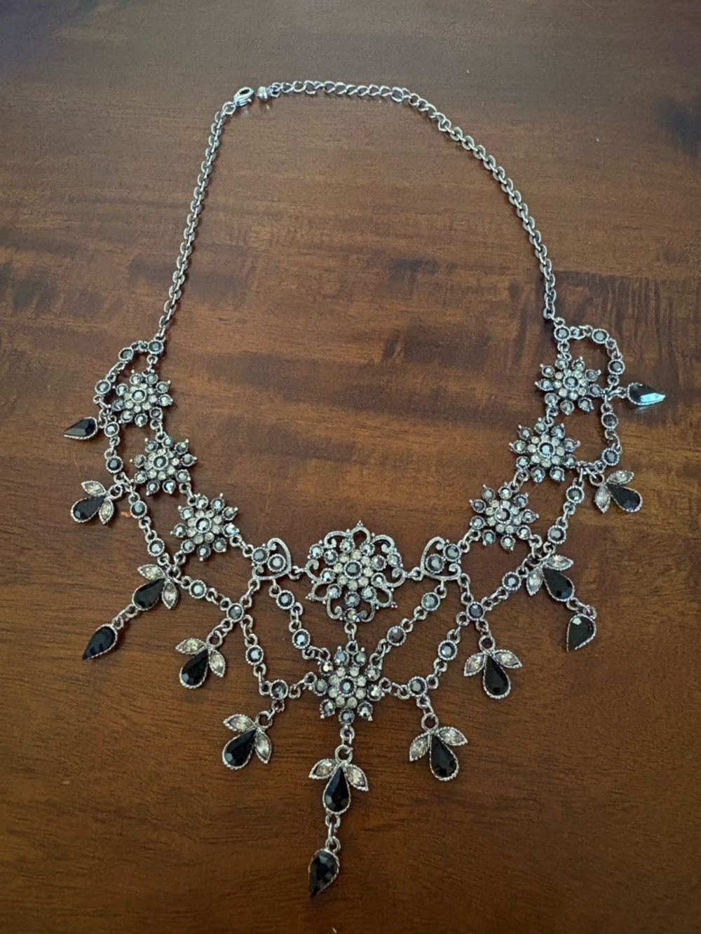 vintage-style gothic or Victorian statement necklace